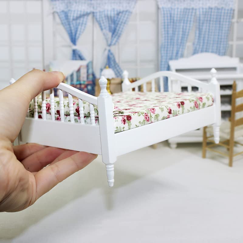 SXFSE Dollhouse Decoration Accessories, Mini Dollhouse Furniture Bed Room Pretend Play Toy - Image 4